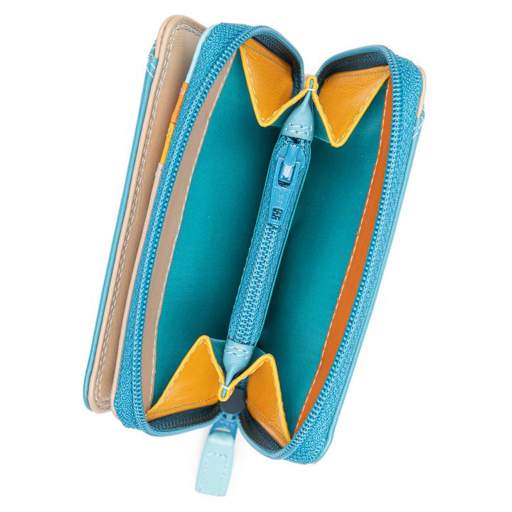 Daniel Ray Mywalit Ladies Small Wallet W/Zip Around Purse Sardinia