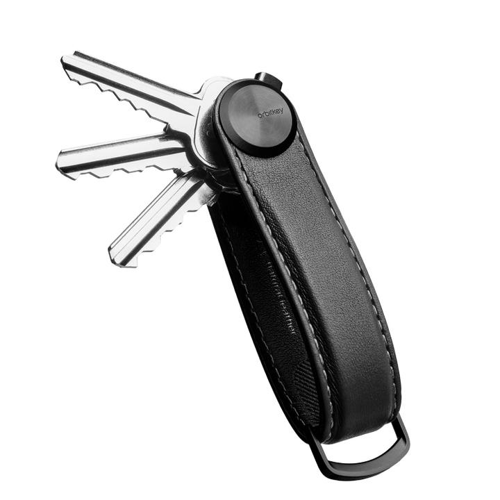 daniel ray Orbitkey Key Organiser Pro Leather blackout