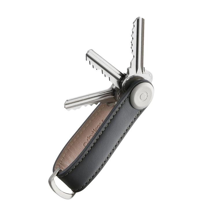 Daniel Ray Orbitkey Premium Leather 2.0 Keyholder Charcoal / Grey