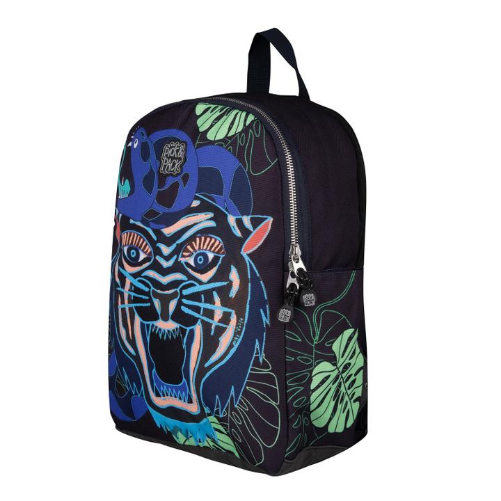 Daniel Ray Pick & Pack Dangerous Cat AOP Backpack M Carbon