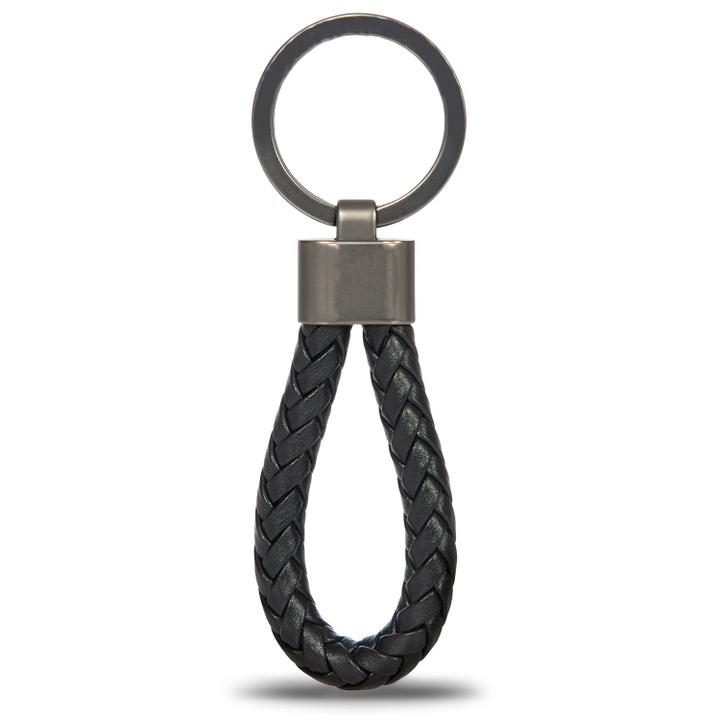 Daniel Ray Porsche Design Key Holder Keyring Leather Cord Black