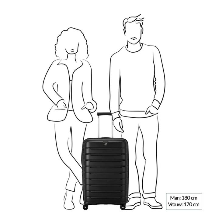 Daniel Ray Roncato B-Flying Expandable Trolley 68 Spot Apricot Orange