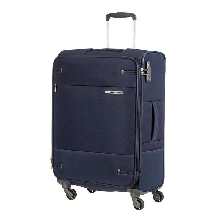 Daniel Ray Samsonite Base Boost Spinner 66 Expandable Navy Blue