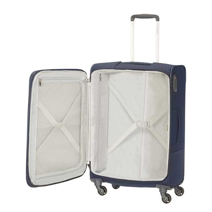 Daniel Ray Samsonite Base Boost Spinner 78 Expandable Navy Blue