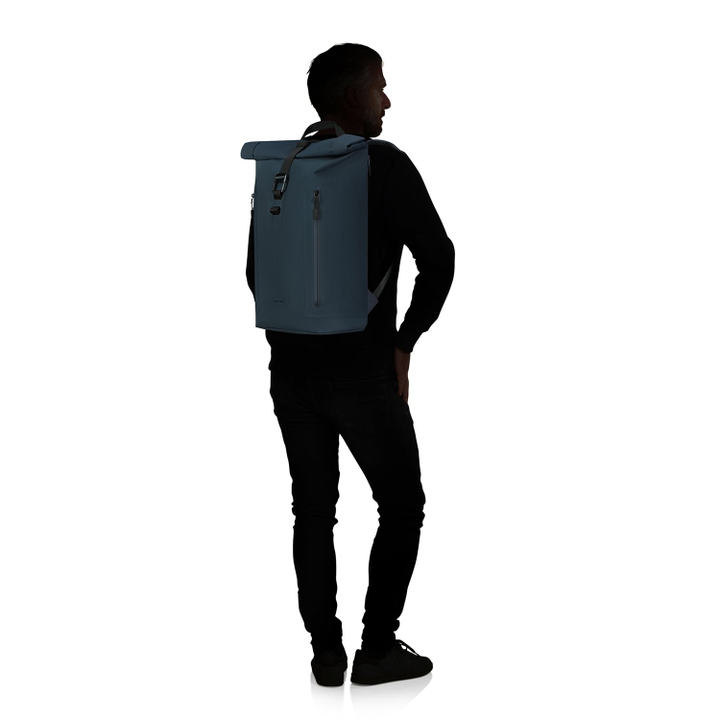 Daniel Ray Samsonite Coatify Biz Rolltop Backpack 15.6" Blue