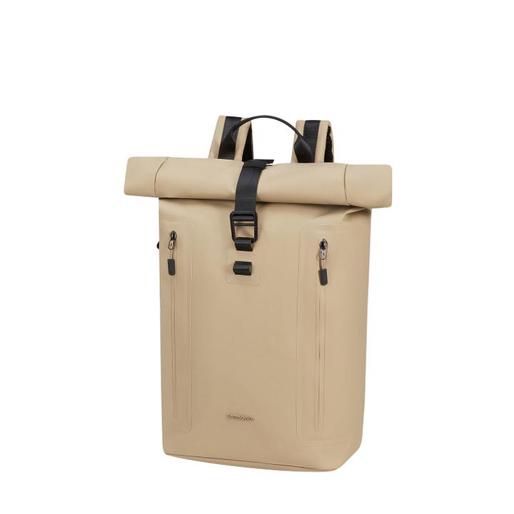 Daniel Ray Samsonite Coatify Biz Rolltop Backpack 15.6" Sand