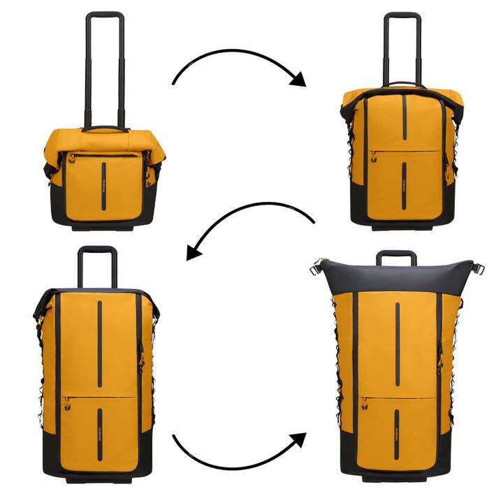 daniel ray Samsonite Ecodiver Foldable Duffle/Wheels 4-IN-1 yellow