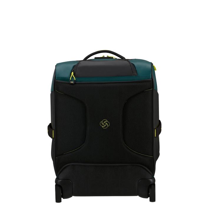 Daniel Ray Samsonite Ecodiver Wheeled Duffle 55/20 Backpack Dark Teal/lime