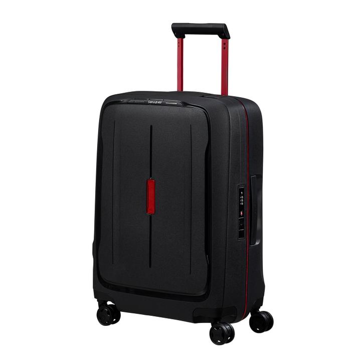 Daniel Ray Samsonite Essens Spinner 55 Charcoal/red