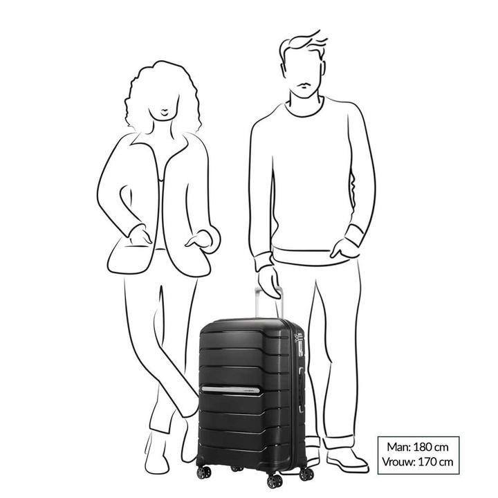 Daniel Ray Samsonite Flux Spinner 68 Expandable Navy Blue