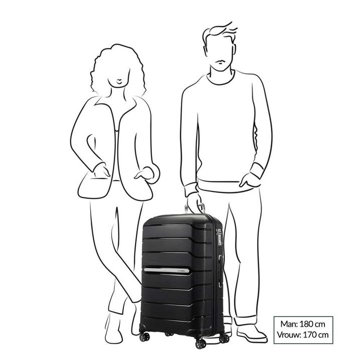 Daniel Ray Samsonite Flux Spinner 75 Expandable Navy Blue