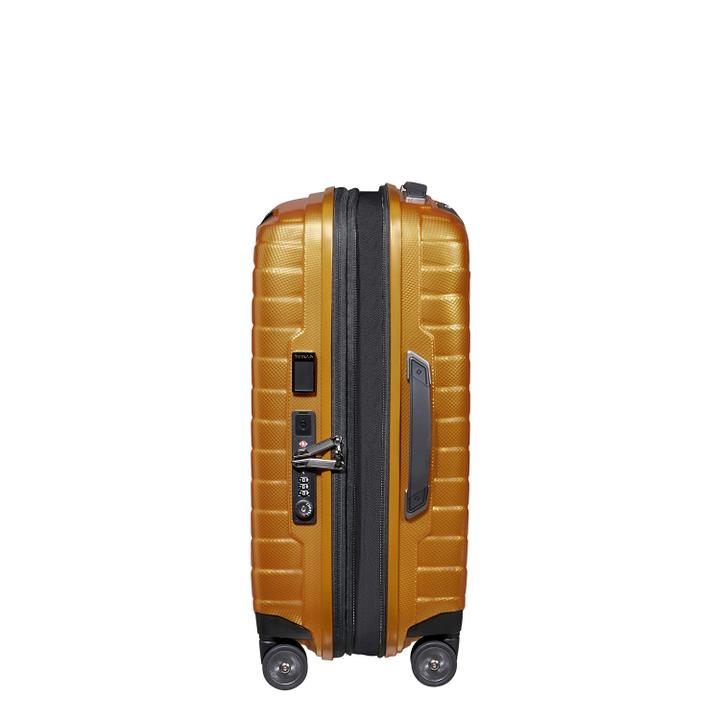 Daniel Ray Samsonite Proxis Spinner 55/35 Expandable Honey Gold