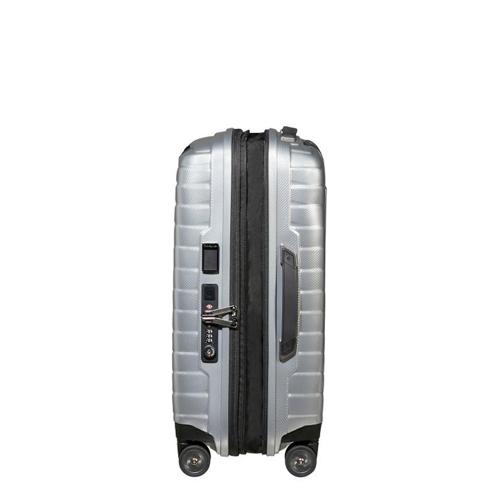 Daniel Ray Samsonite Proxis Spinner 55/35 Expandable Silver