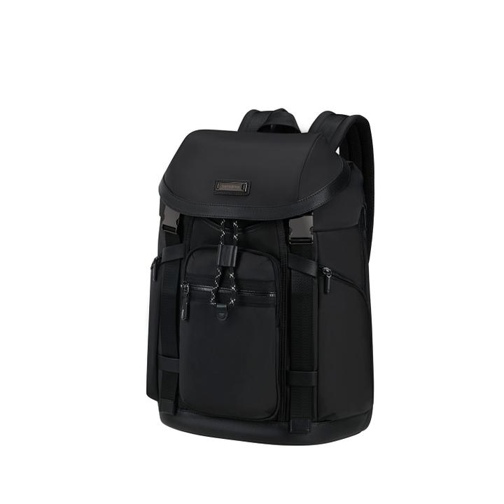 Daniel Ray Samsonite Relyon Backpack M 15.6" + Flap Black