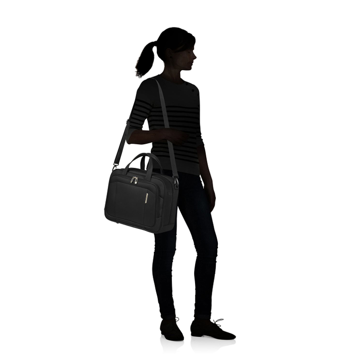 Daniel Ray Samsonite Respark Laptop Shoulder Bag Ozone Black