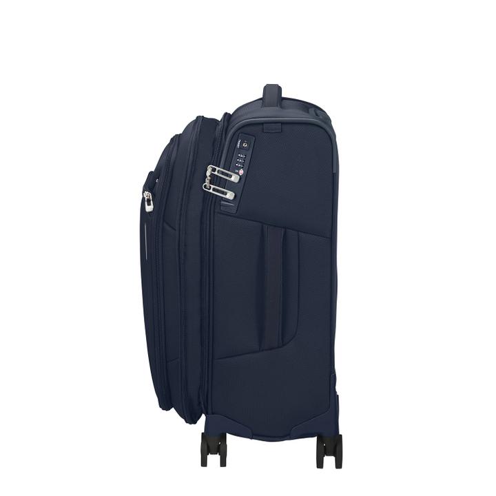 Daniel Ray Samsonite Respark Spinner 55/35 Expandable Midnight Blue
