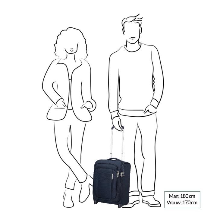 Daniel Ray Samsonite Respark Upright 45 Underseater Midnight Blue