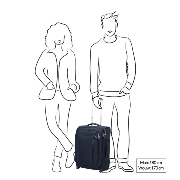 Daniel Ray Samsonite Respark Upright 55 Expandable Midnight Blue