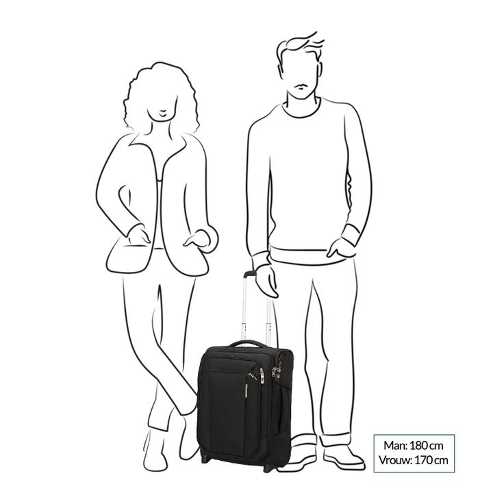 Daniel Ray Samsonite Respark Upright 55 Expandable Ozone Black