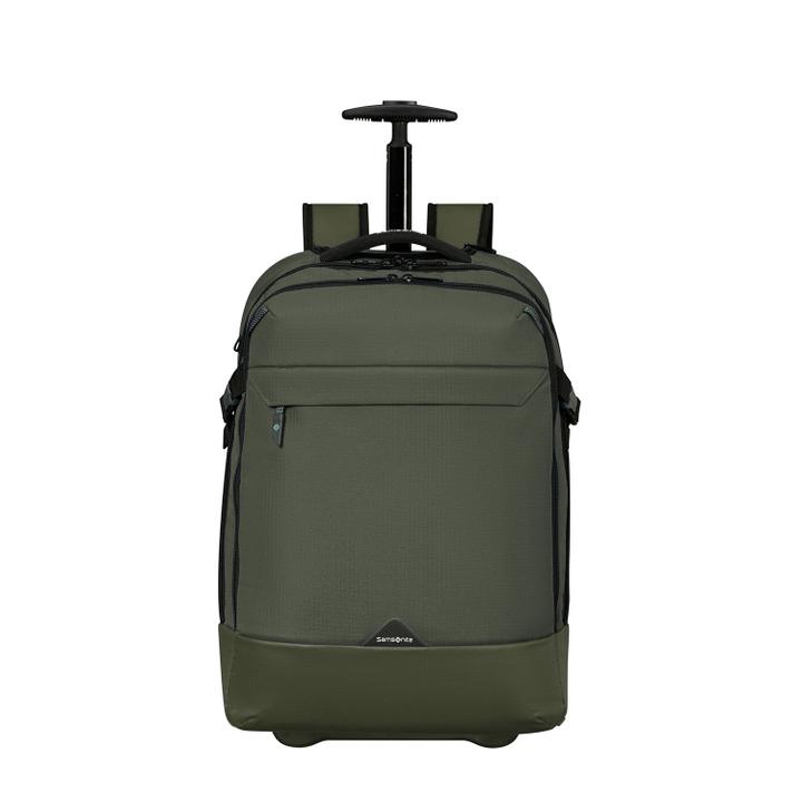 Daniel Ray Samsonite Roadseeker Laptop Wheeled Backpack 17.3" Dark Olive
