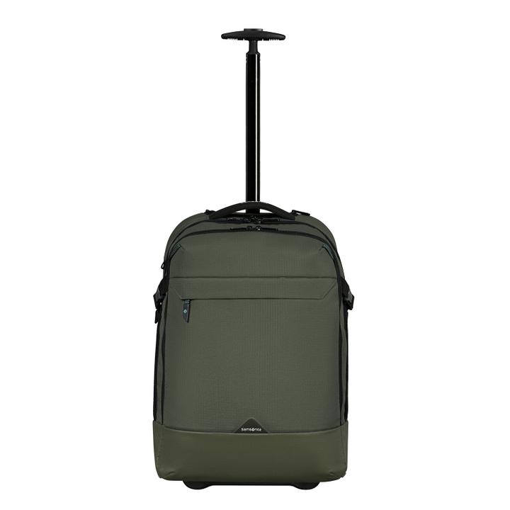 Daniel Ray Samsonite Roadseeker Laptop Wheeled Backpack 17.3" Dark Olive