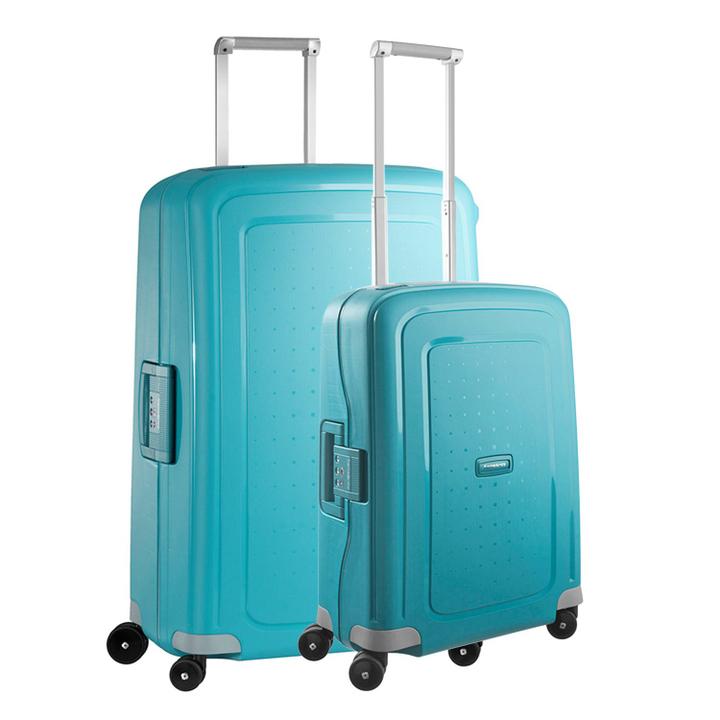 daniel ray Samsonite S'Cure Spinner 55 + 75 Set aqua blue