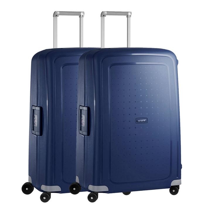 daniel ray Samsonite S'Cure Spinner 75 Set van 2 dark blue