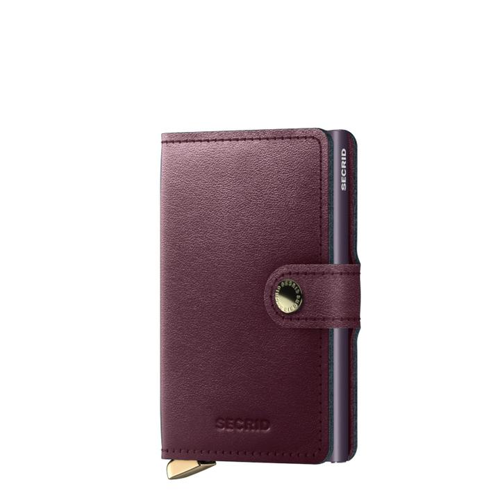 daniel ray Secrid Miniwallet Portemonnee Dusk bordeaux