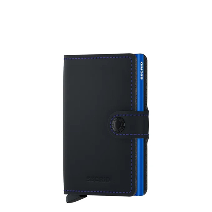daniel ray Secrid Miniwallet Portemonnee Matte black & blue