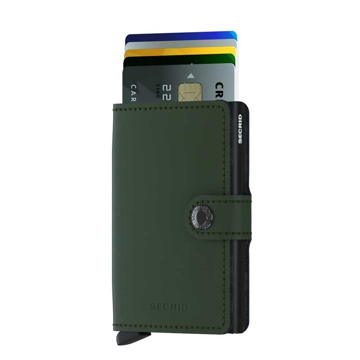 Daniel Ray Secrid Miniwallet Portemonnee Matte Green / Black