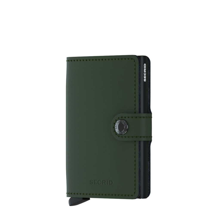 daniel ray Secrid Miniwallet Portemonnee Matte green / black