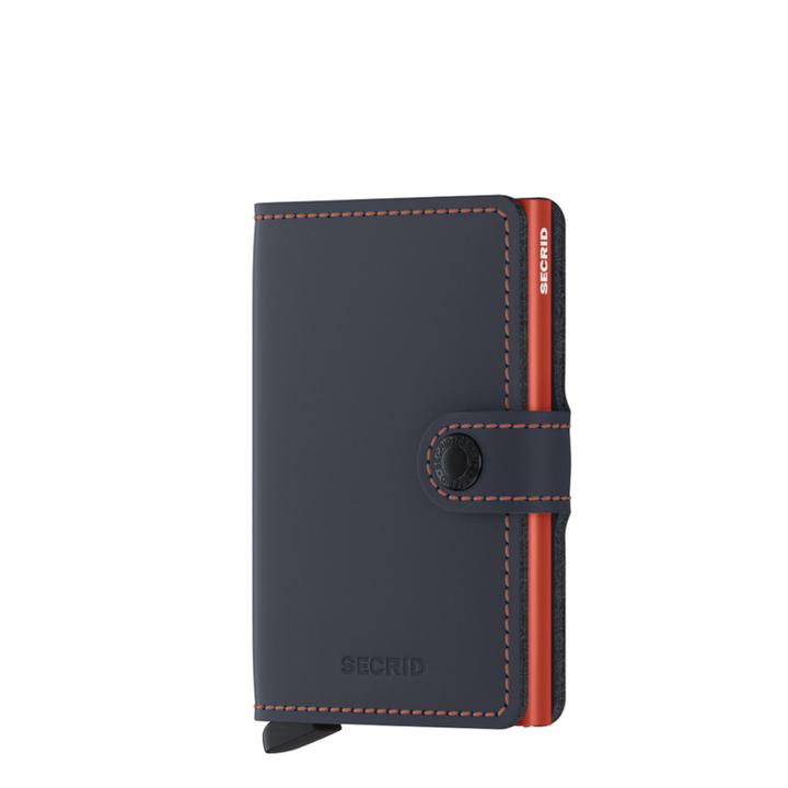 daniel ray Secrid Miniwallet Portemonnee Matte night blue orange