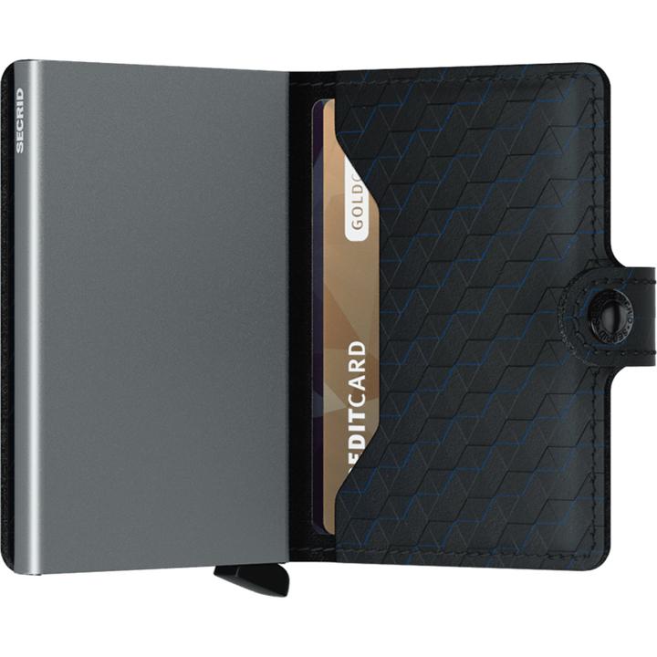 Daniel Ray Secrid Miniwallet Portemonnee Optical Black & Titanium