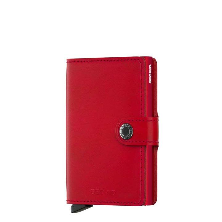 daniel ray Secrid Miniwallet Portemonnee red leather