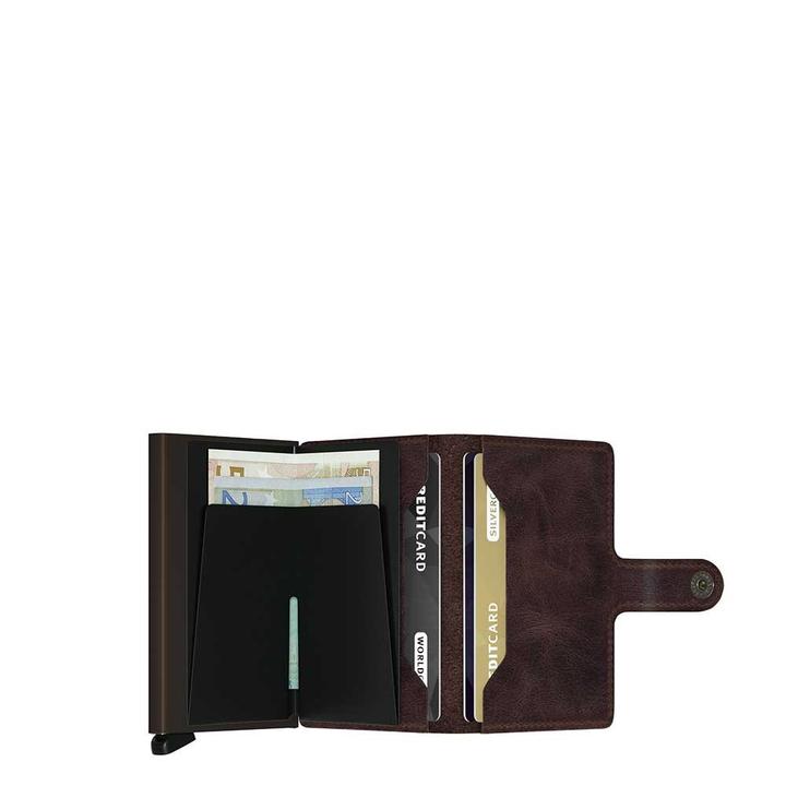 Daniel Ray Secrid Miniwallet Portemonnee Vintage Chocolate