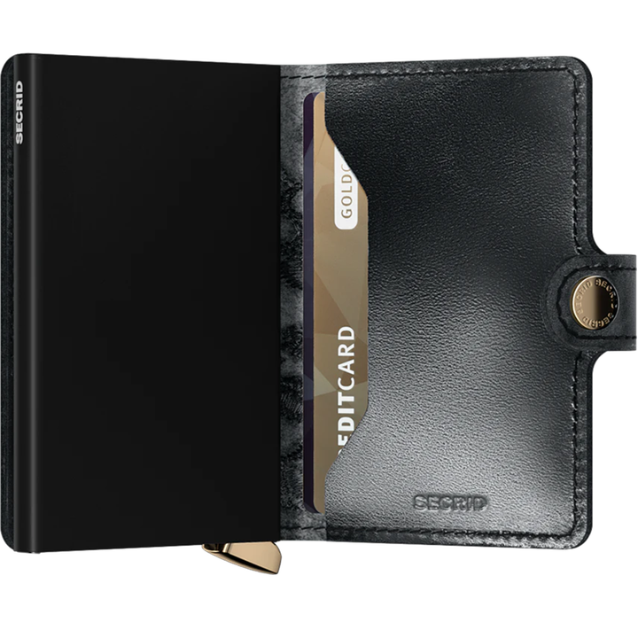 Daniel Ray Secrid Miniwallet Premium Stitch Floral Black