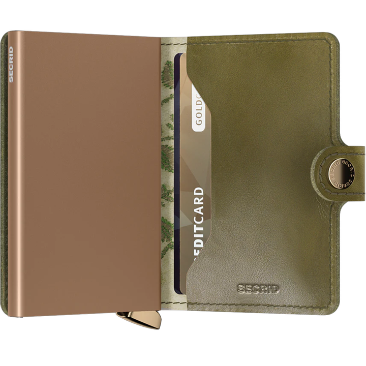 Daniel Ray Secrid Miniwallet Premium Stitch Floral Olive