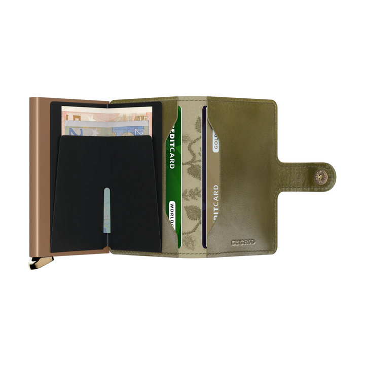 Daniel Ray Secrid Miniwallet Premium Stitch Floral Olive