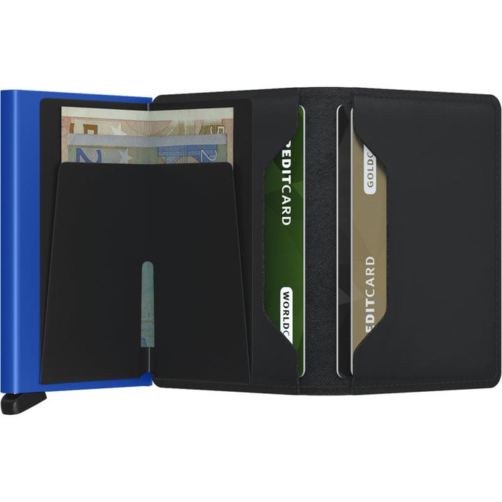Daniel Ray Secrid Slimwallet Portemonnee Matte Black & Blue