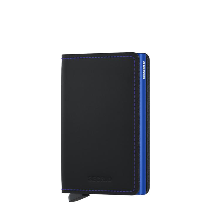 daniel ray Secrid Slimwallet Portemonnee Matte black & blue