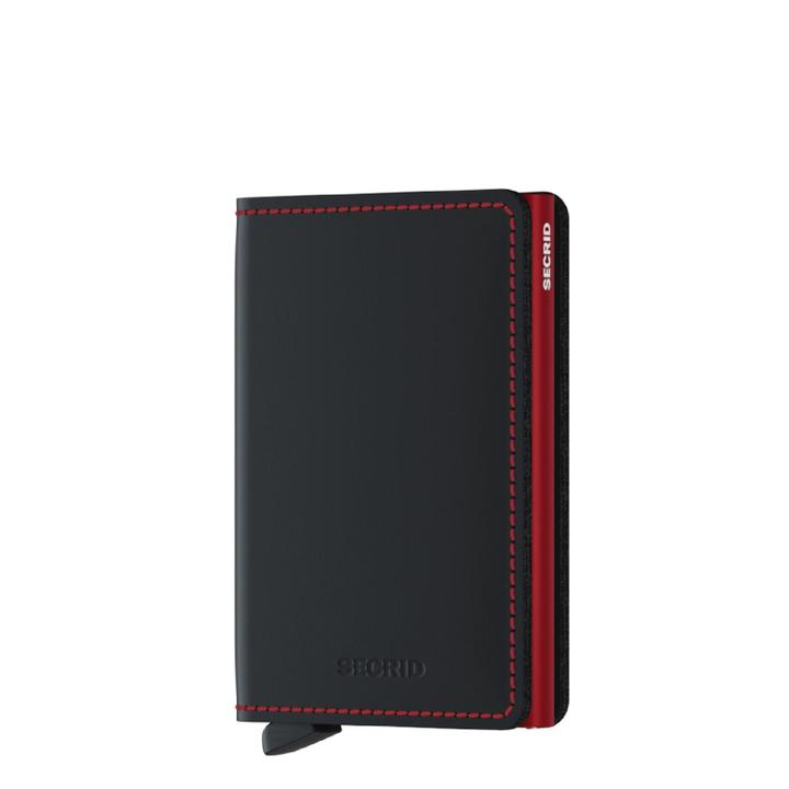daniel ray Secrid Slimwallet Portemonnee Matte black & red