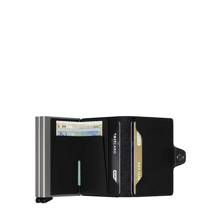Daniel Ray Secrid Twinwallet Portemonnee Black Leather