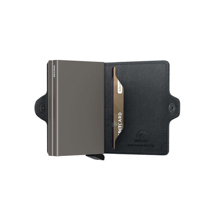 Daniel Ray Secrid Twinwallet Portemonnee Mirum Plant-Based Black