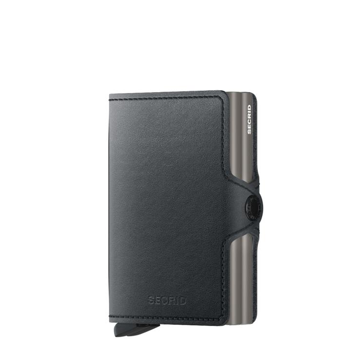 daniel ray Secrid Twinwallet Portemonnee Mirum Plant-Based black