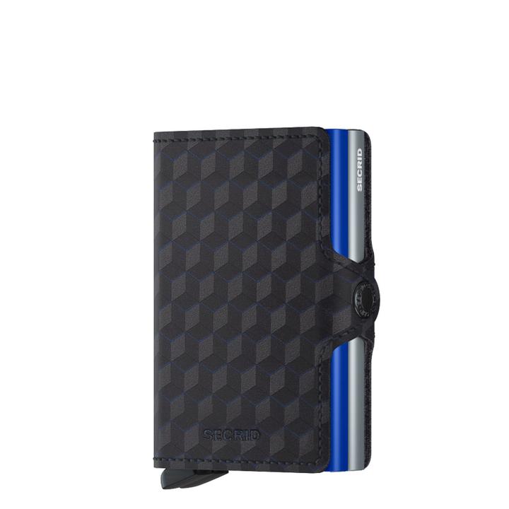 daniel ray Secrid Twinwallet Portemonnee Optical black & titanium