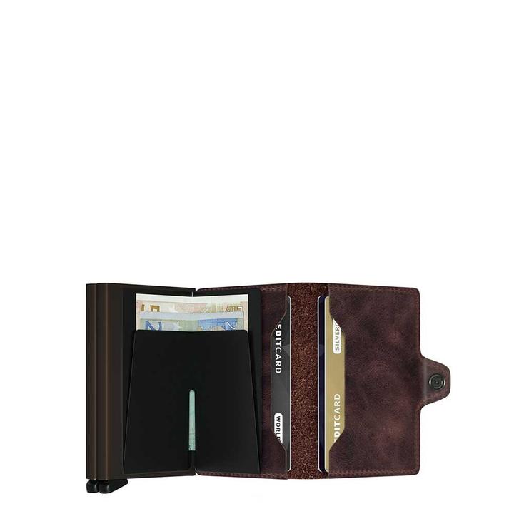 Daniel Ray Secrid Twinwallet Portemonnee Vintage Chocolate