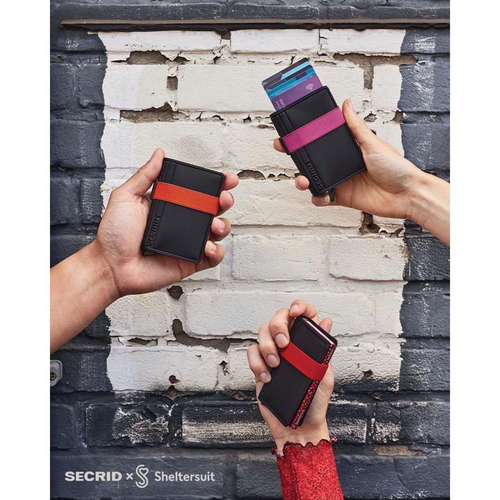 Daniel Ray Secrid X Sheltersuit Bandwallet TPU Black-fuchsia