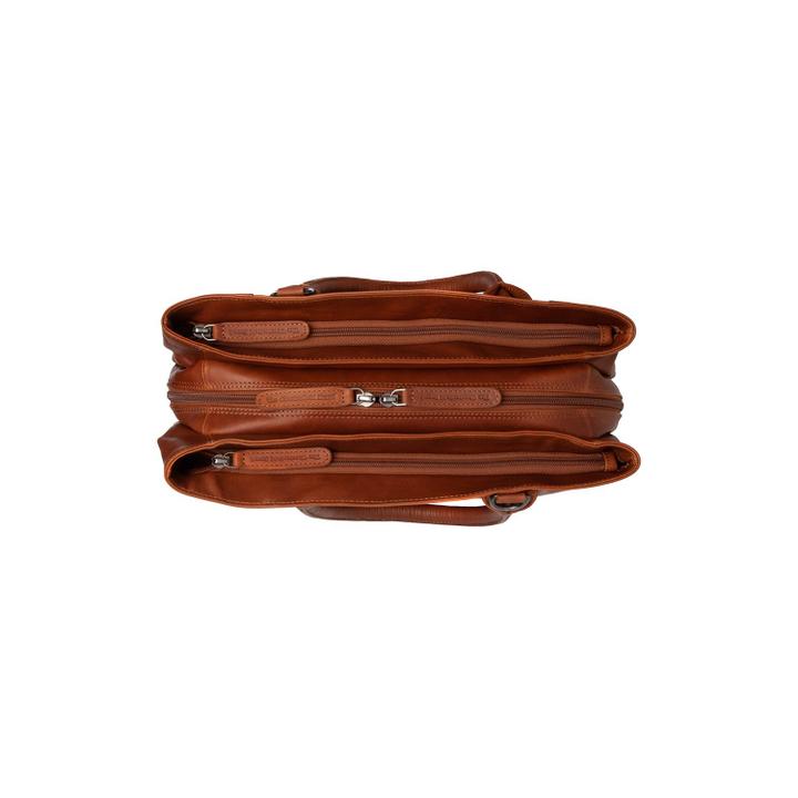 Daniel Ray The Chesterfield Brand Passau Schoudertas Cognac