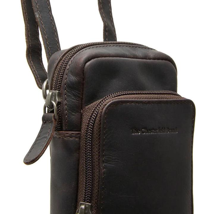 Daniel Ray The Chesterfield Brand Valdes Telephone Bag Brown