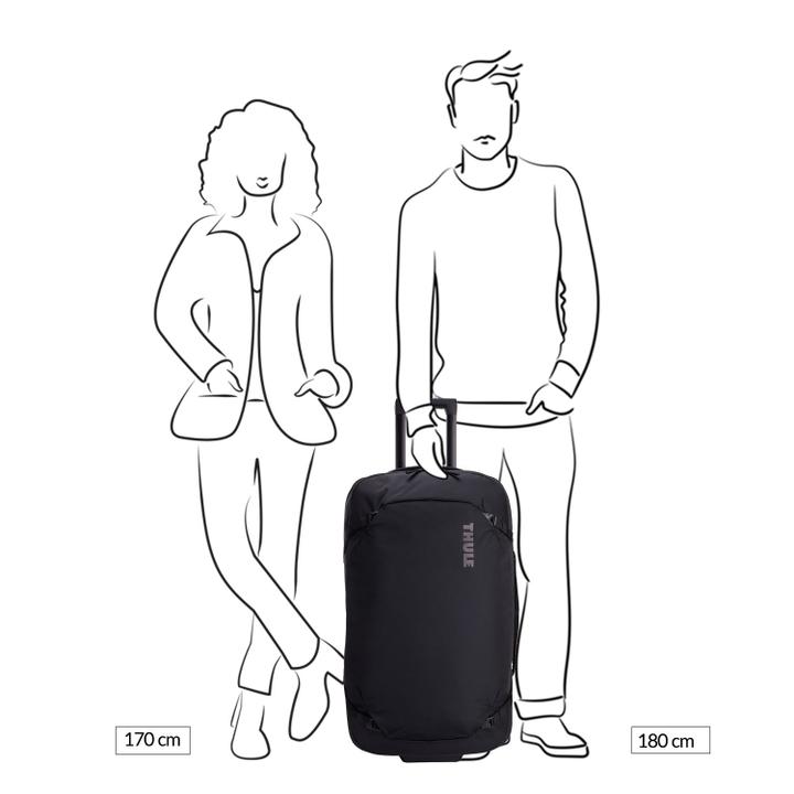 Daniel Ray Thule Subterra 2 Wheeled Duffel Dark Slate